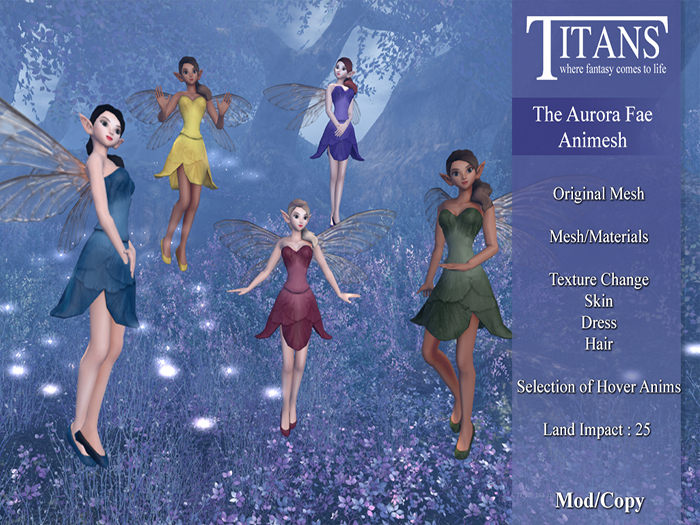 Titans - The Aurora Fae - Animesh