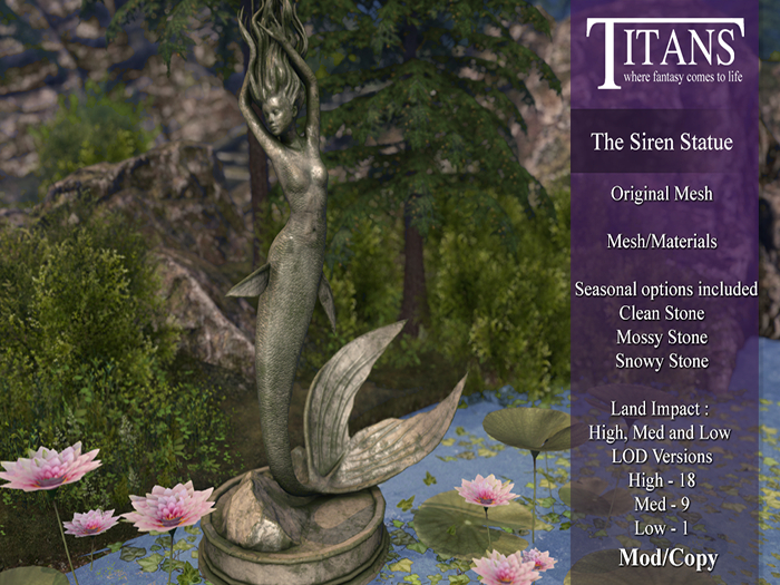 Titans - The Siren Statue