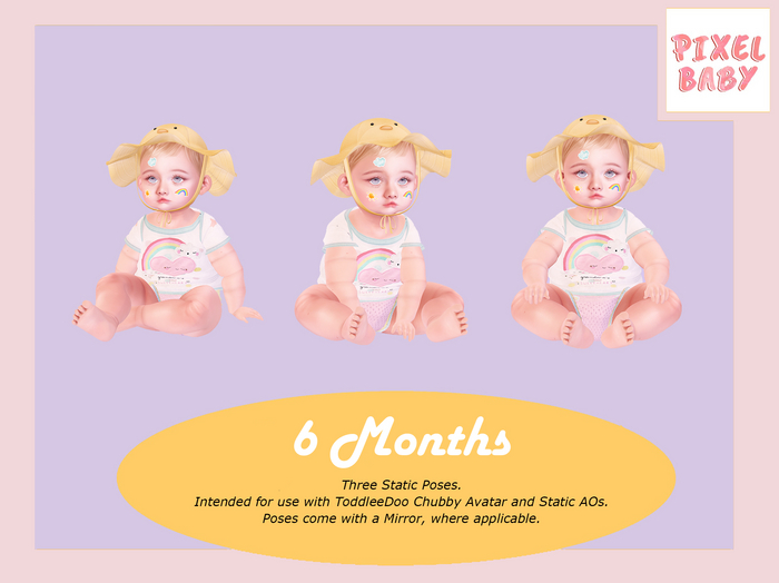 {PixelBaby} :: 6 Months Pose Pack FULL PERM