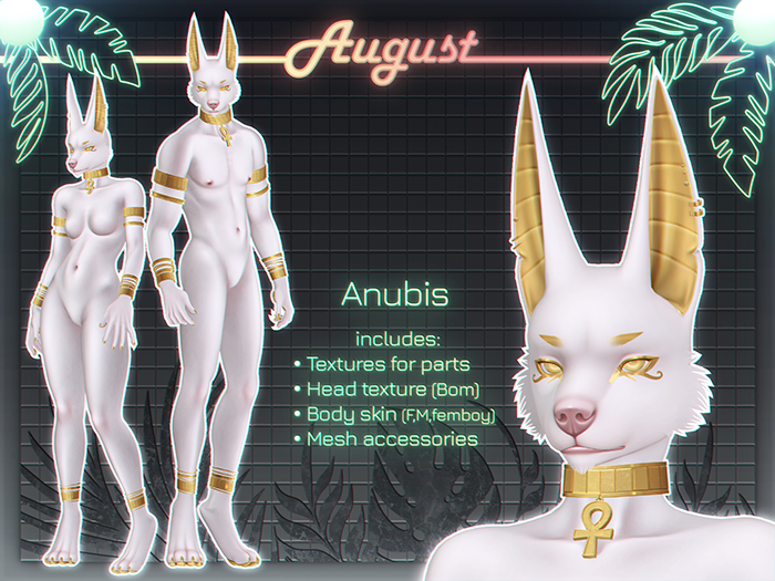 [• AUGUST •] - Espen Anubis WHITE (BOM MOD)