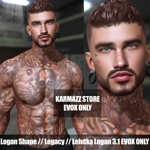 KARMAZZ Logan Shape - Lelutka Logan 3.1 EVOX - Legacy