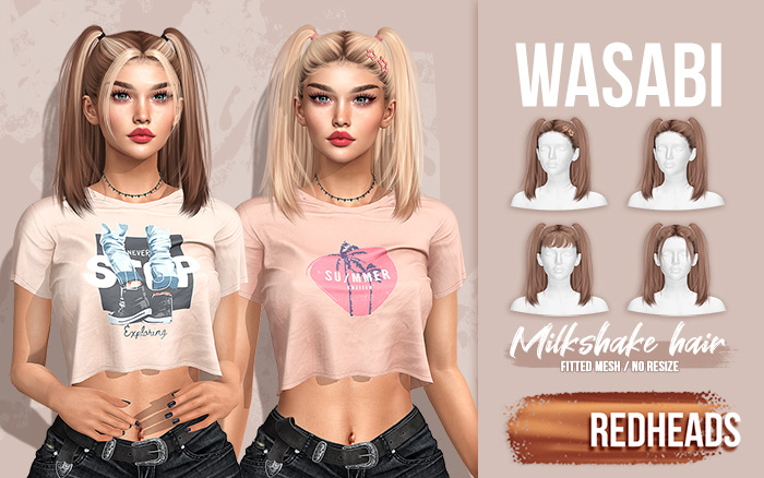 Wasabi // Milkshake Hair - Redheads