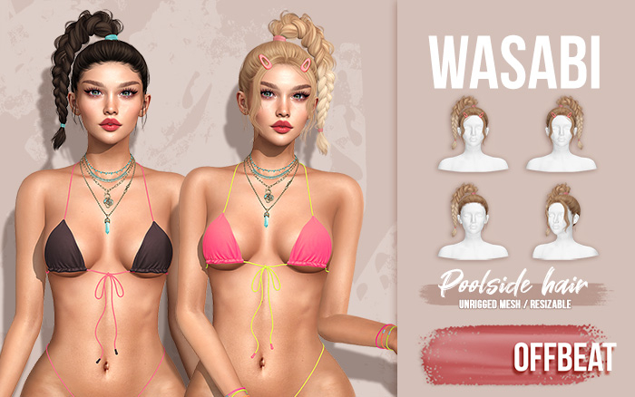 Wasabi // Poolside Hair - Offbeat