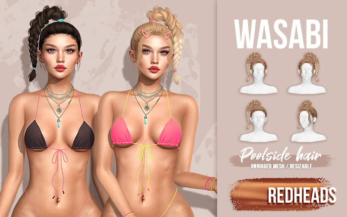 Wasabi // Poolside Hair - Redheads