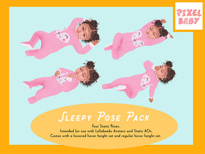 {PixelBaby} :: Sleepy Pose Pack