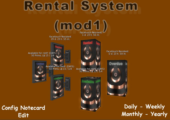 [eXe] Rental System Box (M1) Rentbox for Rent