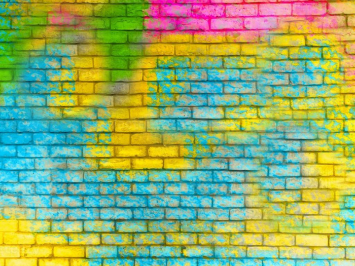 Painted Bricks Texture