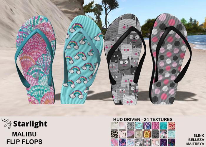 :: AC ::  Malibu - Ladies Flip Flops with HUD