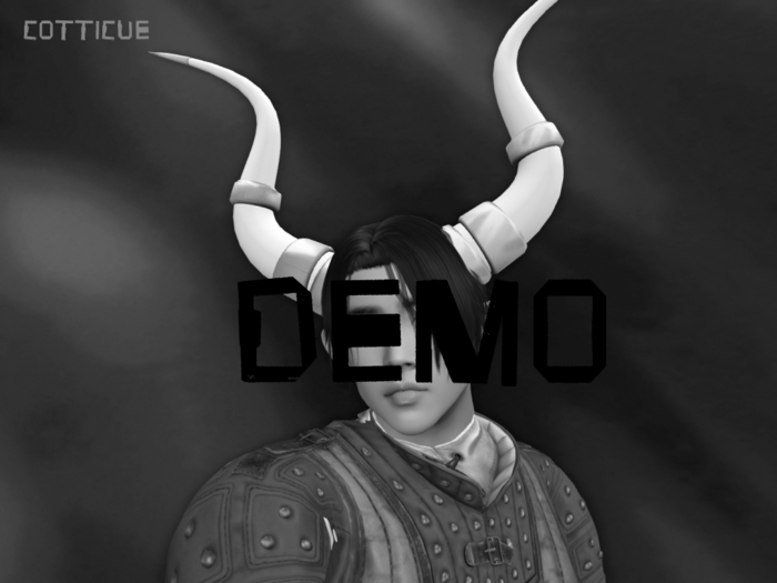 [COTTICUE] Ringed Satyr Horns DEMO