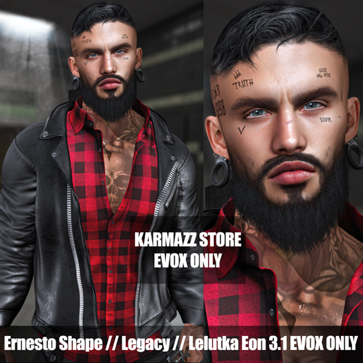 KARMAZZ Ernesto Shape - Lelutka Eon Head 3.1 EVOX - Legacy