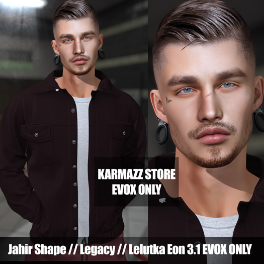 KARMAZZ Jahir Shape - Lelutka Eon Head 3.1 EVOX - Legacy