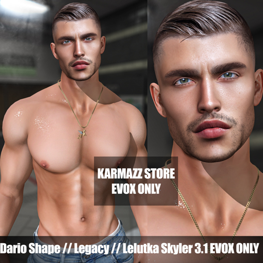 KARMAZZ Dario Shape - Lelutka Skyler 3.1 - Legacy - EVOX ONLY