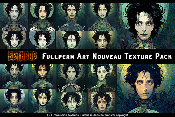 SETHTEX Art Nouveau Ed Scissorhand