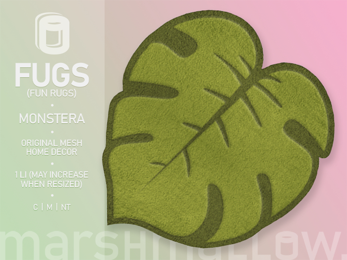 marshmallow. FUGS - Monstera