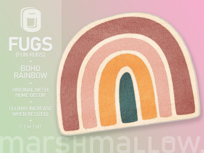 marshmallow. FUGS - Boho Rainbow