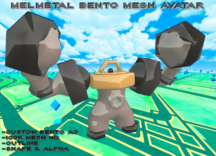::J&X creationz:: Melmetal Bento Avatar + AO