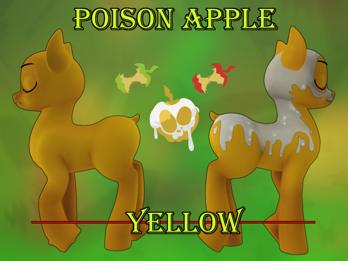 Milky Fox [Poison Apple Mod. YELLOW. OpenPony]