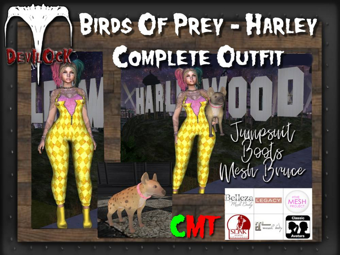 DEVILOCK - Birds of Prey Harley Comp Outfit - (ADD TO UNPACK)