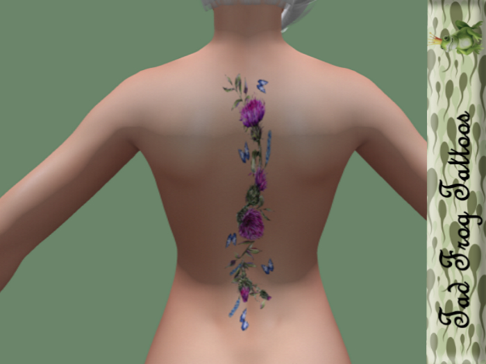 Thistle Back Tattoo 2
