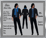 PETER IN BLACK-BLUE UNPACK