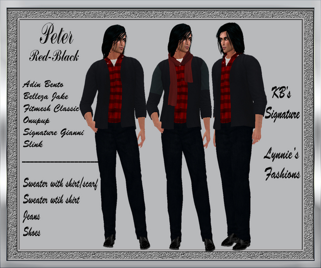 PETER IN BLACK-RED UNPACK