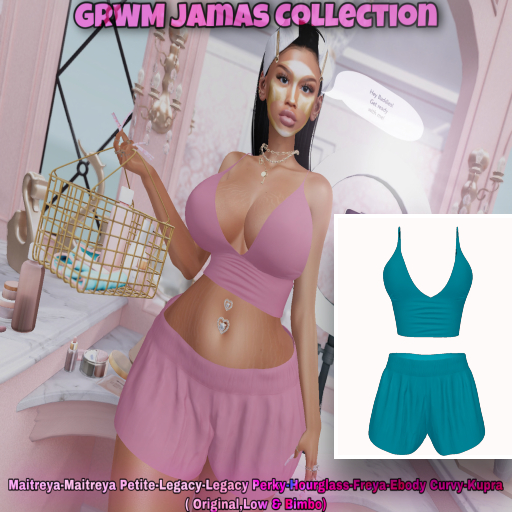 *UC* GRWM Blue Jamas