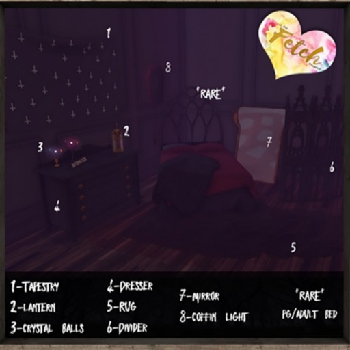 [Fetch] Moloch Bedroom Gacha - Bed ADULT