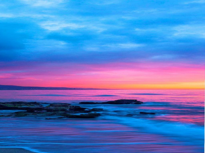 Ocean Sunrise Texture