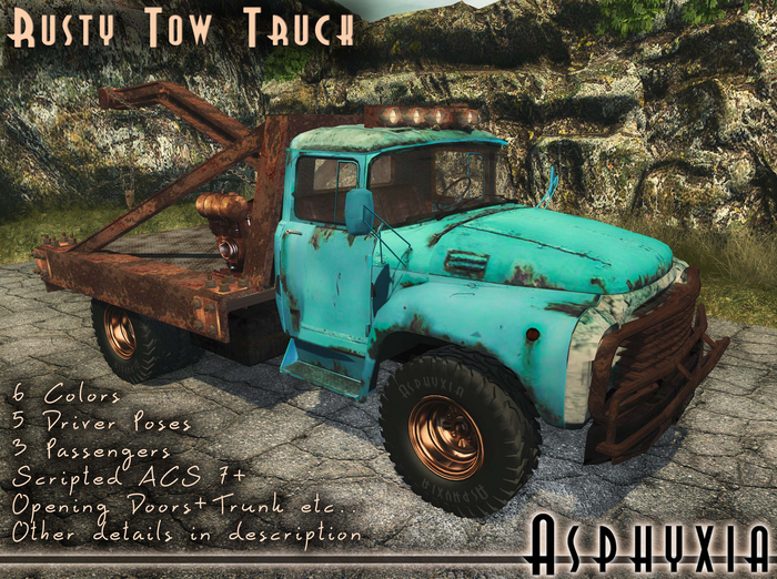 Asphyxia Rusty Tow Truck