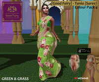 [Good Fairy] - Tania {Saree} *GREEN & GRASS*