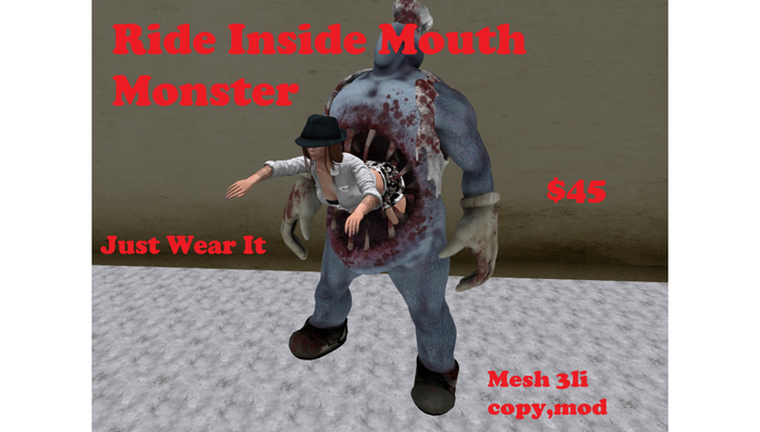 Fat Mouth Monter Ride in Mouth 