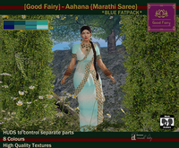 [Good Fairy] - Aahana {Marathi Saree} *BLUE FATPACK*