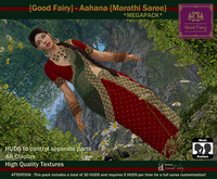 [Good Fairy] - Aahana {Marathi Saree} *MEGAPACK*