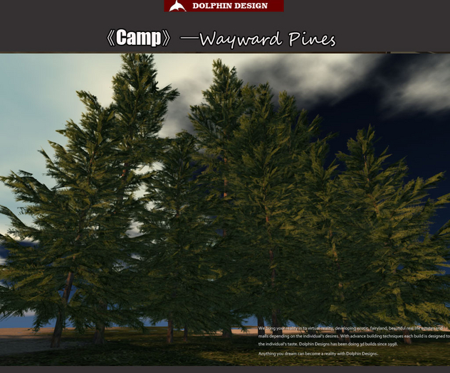 Second Life Marketplace - [Dolphin Design]CAMP_Wayward Pines
