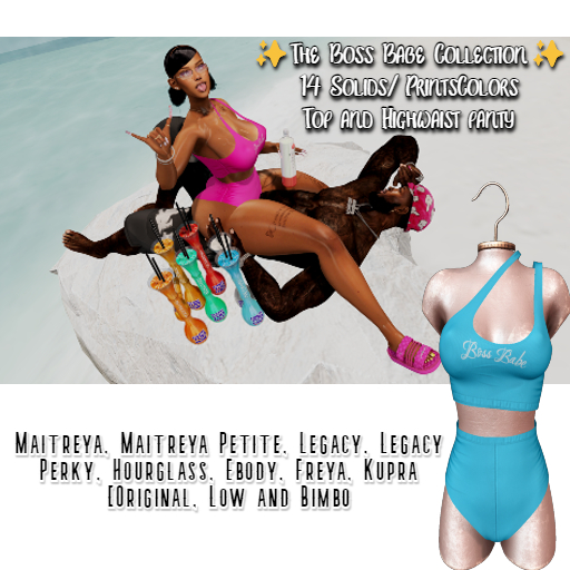 !UC! Boss Babe Cyan Set