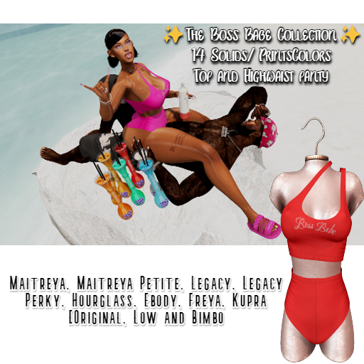 !UC! Boss Babe Red Set
