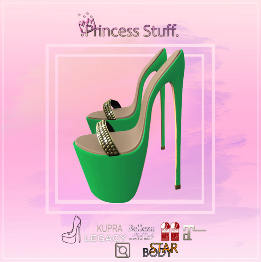 .Princess Stuff. [Glitter Pool Heels] *Neon Frogster*_add