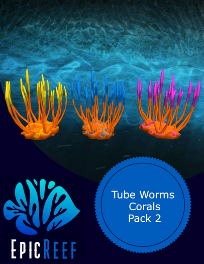 Epic Reef- Tube Worms Pack 2 
