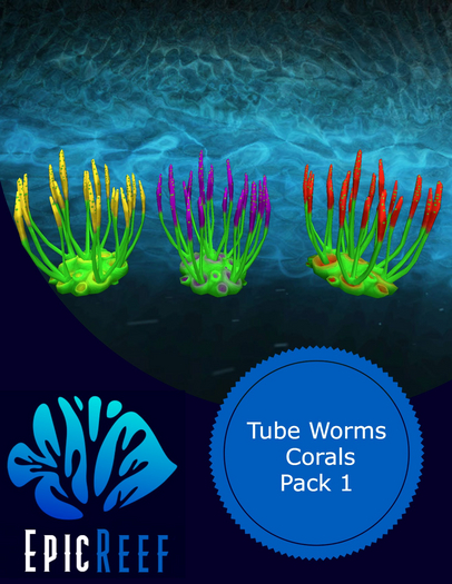 Epic Reef- Tube Worms Pack 1