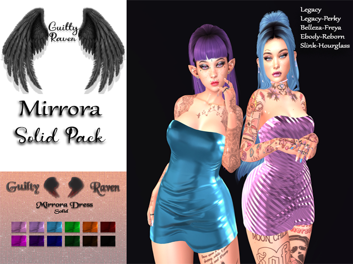 -GR- Mirrora Dress Solids