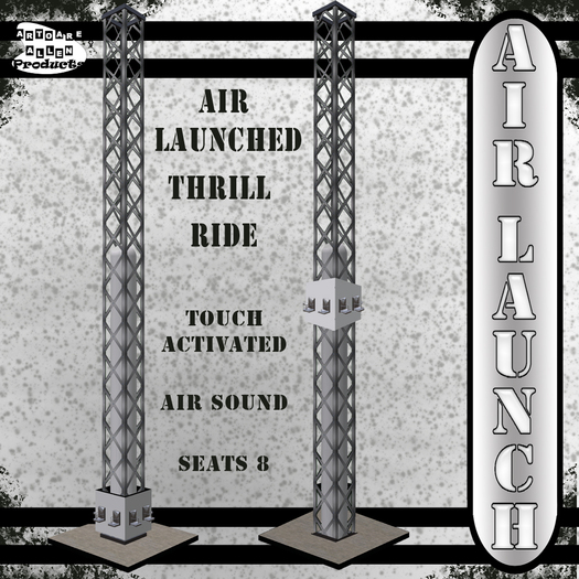 Air Launch Amusement Park Thrill Ride