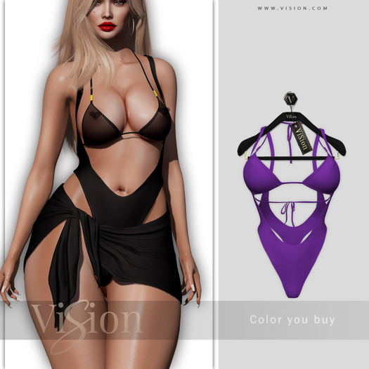 {ViSion} // Denise Swimwear - #22 - Maitreya + Petite - Legacy + Perky - Kupra - Reborn