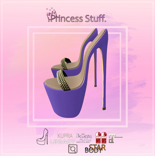 .Princess Stuff. [Glitter Pool Heels] *Lavander*_add