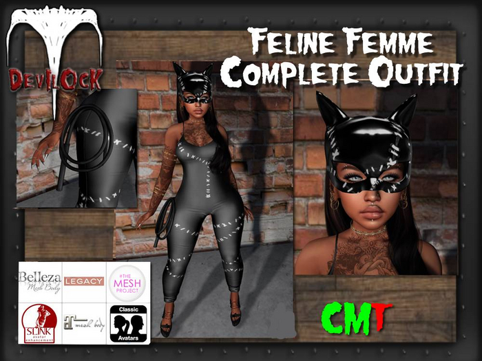 DEVILOCK - Feline Femme Complete Outfit - (ADD TO UNPACK)