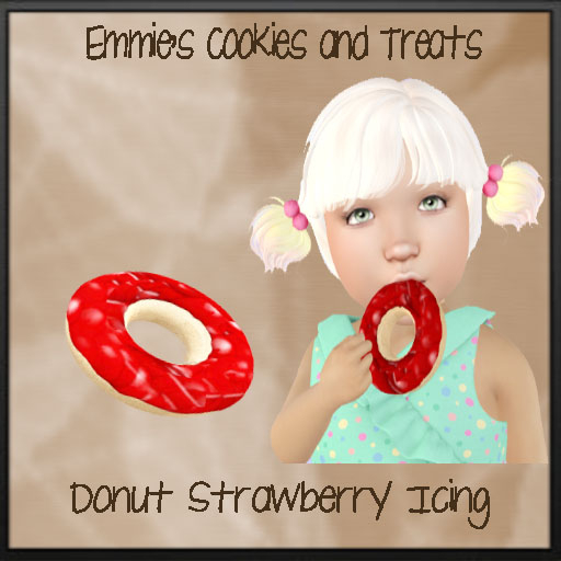 Yummy Donut Strawberry Icing