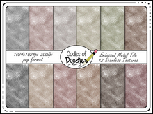 Oodles of Doodles - Embossed Metal Tile