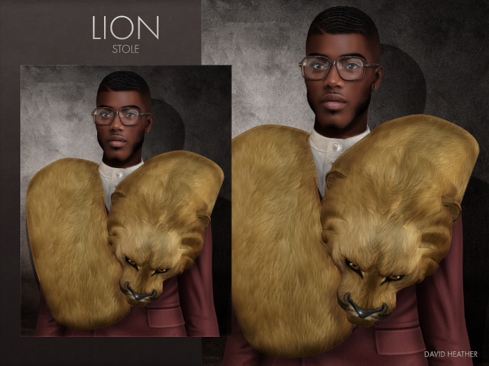 David Heather-Lion Stole - FATPACK