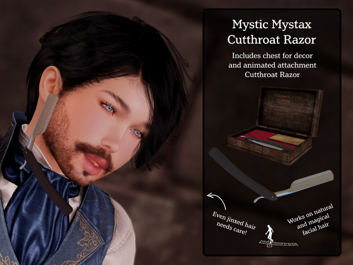 *~*HopScotch*~* Mystic Mystax - Cutthroat Razor