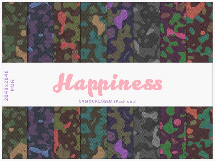 :::HAPPINESS:::CAMOUFLAGEM PACK 1