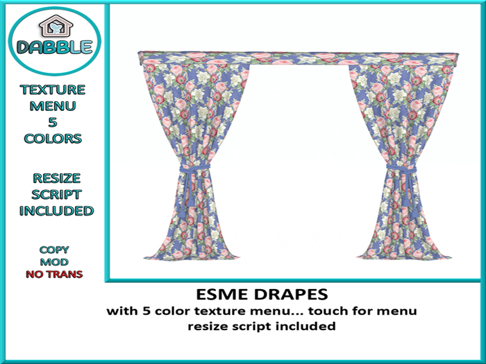 DB ESME DRAPES  add me